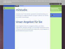 Tablet Screenshot of m2studio.de